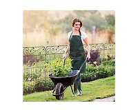 4 Pack Steel Foldable Fence Trellis Panel Animal Barrier