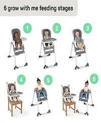 Full Course SmartClean 6-in-1 High Chair – Slate