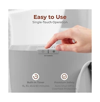 SereneLife Bucket Towel Warmer, 12L, Adjustable Timer, Auto Shut-Off