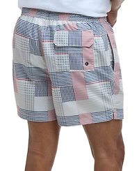 Barbour Men's Oakshore Patchwork 5" Swim Shorts