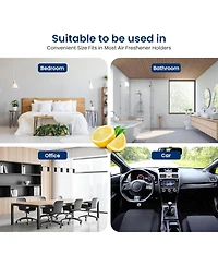 SereneLife Lemon Scented Fragrance Discs for Towel Warmer, 15-Pack