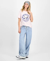 Disney Juniors' Snoopy Athletic Graphic Print T-Shirt