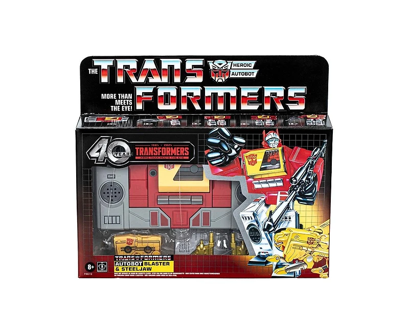 Transformers G1 Autobot Blaster and Steeljaw | Transformers Vintage G1 Reissues 40th Anniversary