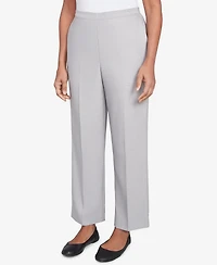 Alfred Dunner Women's Estate of Mind Pull-On Medium Length Pants