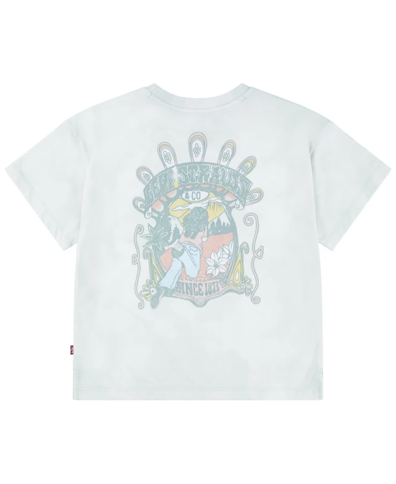 Levi's Big Girls Oversized Cloud Dye T-Shirt