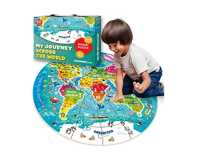 Quokka Floor Puzzles for Kids - Large Giant Educational Toddler Puzzles Ages 2-4