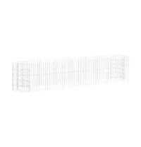 Gabion Raised Bed Galvanized Iron 102.4"x19.7"x19.7"