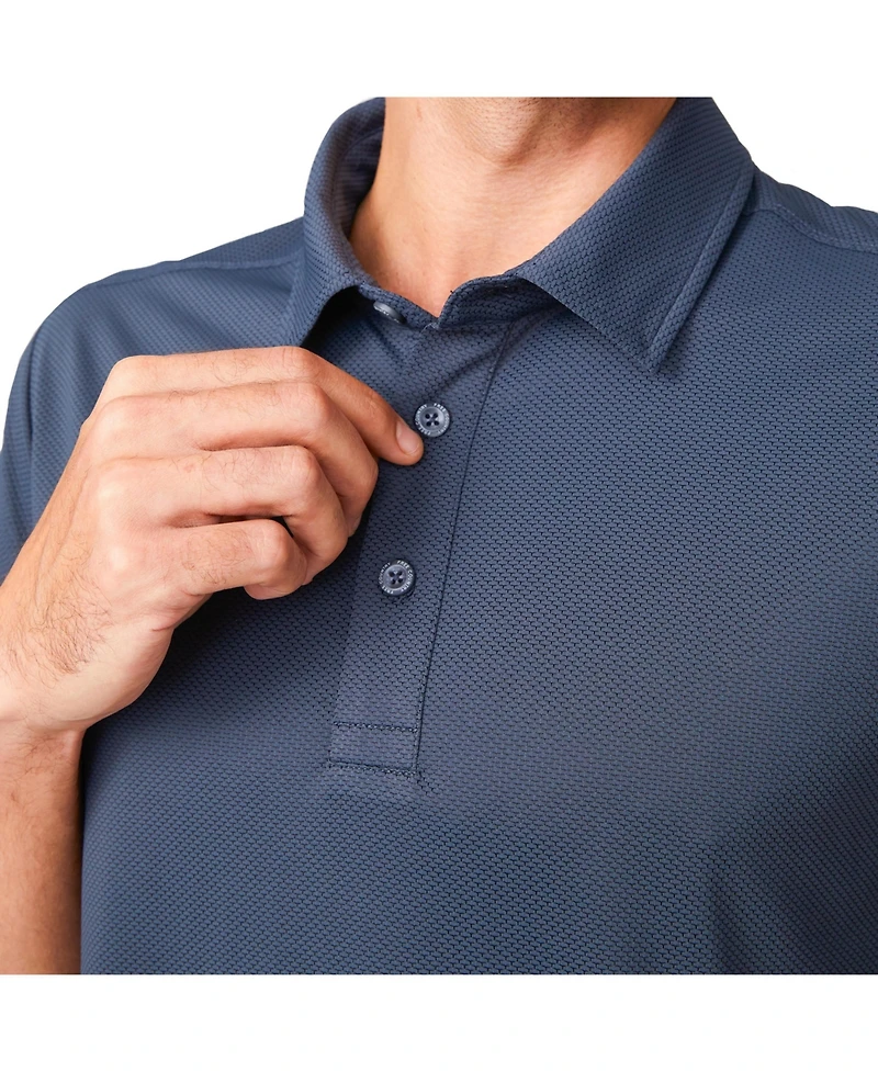Free Country Men's Tech Pique Polo Shirt