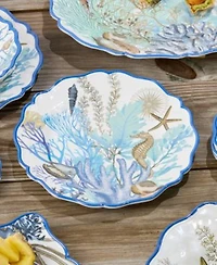 Certified International Blue Lagoon Melamine Dinnerware Collection