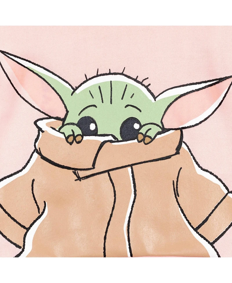 The Mandalorian Girls Star Wars Yoda Fleece Sweatshirt and Pants Set
