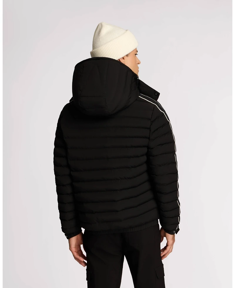 Alpenhaus Men's Uriage Lightweight Bomber Puffer with Removable Hood