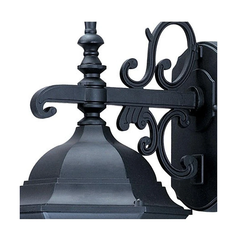 Narrow Domed Hanging Glass Lantern Wall Light