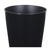 Sturdy Round Plastic Flower Pot for Indoor and Outdoor Spaces