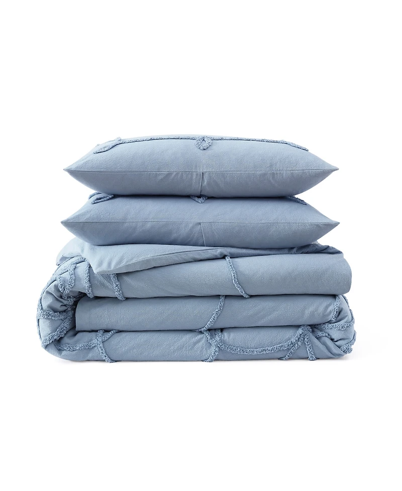 Chf Retro Scroll 3-Pc. Duvet Cover Set