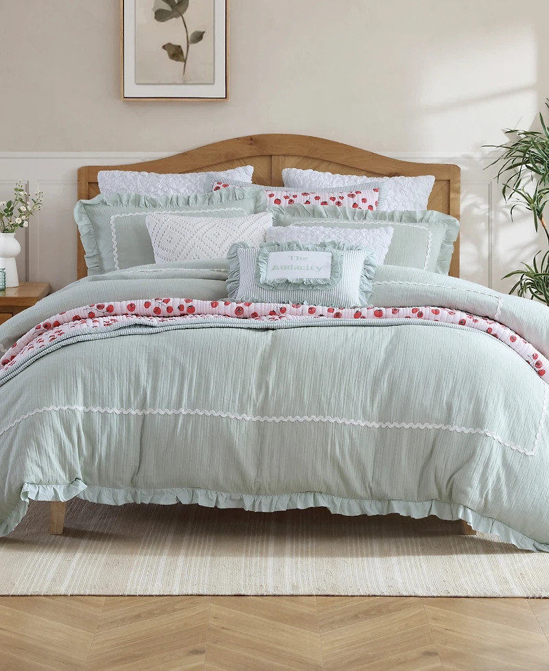 Chf Rene Ruffle 3-Pc. Duvet Cover Set, Full/Queen