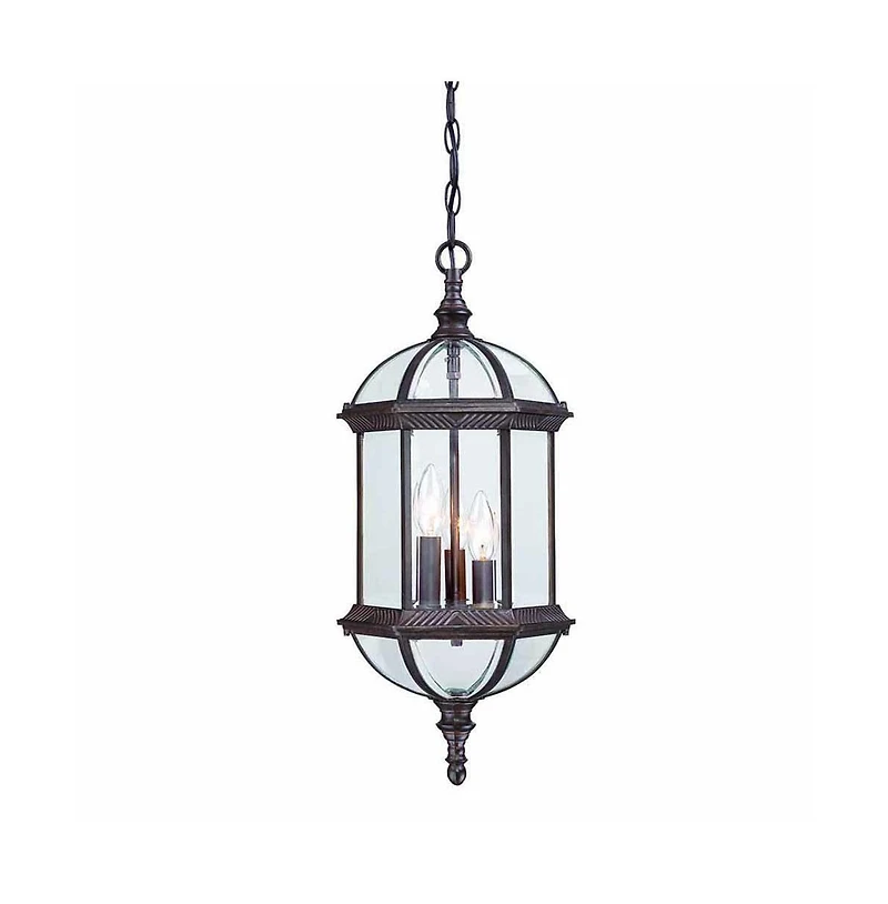 Three-Light Eastern Lantern Hanging Light – Elegant Pendant for Any Space