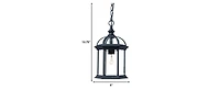Cage Hanging Pendant Light – Modern Fixture for Any Space