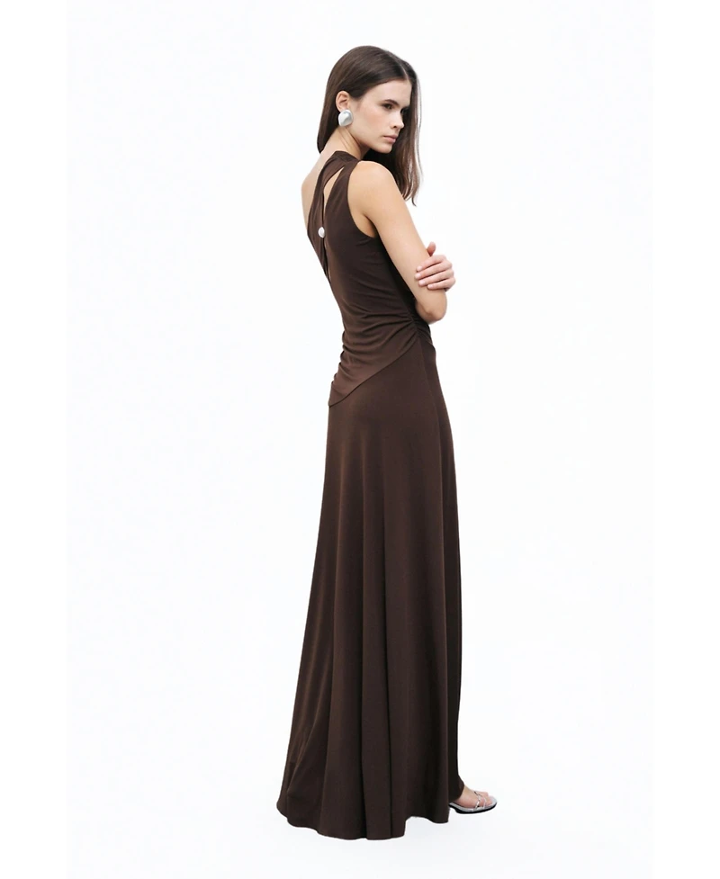 Nocturne Women's One Shoulder Maxi Dress