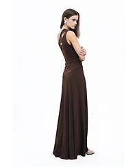 Nocturne Women's One Shoulder Maxi Dress