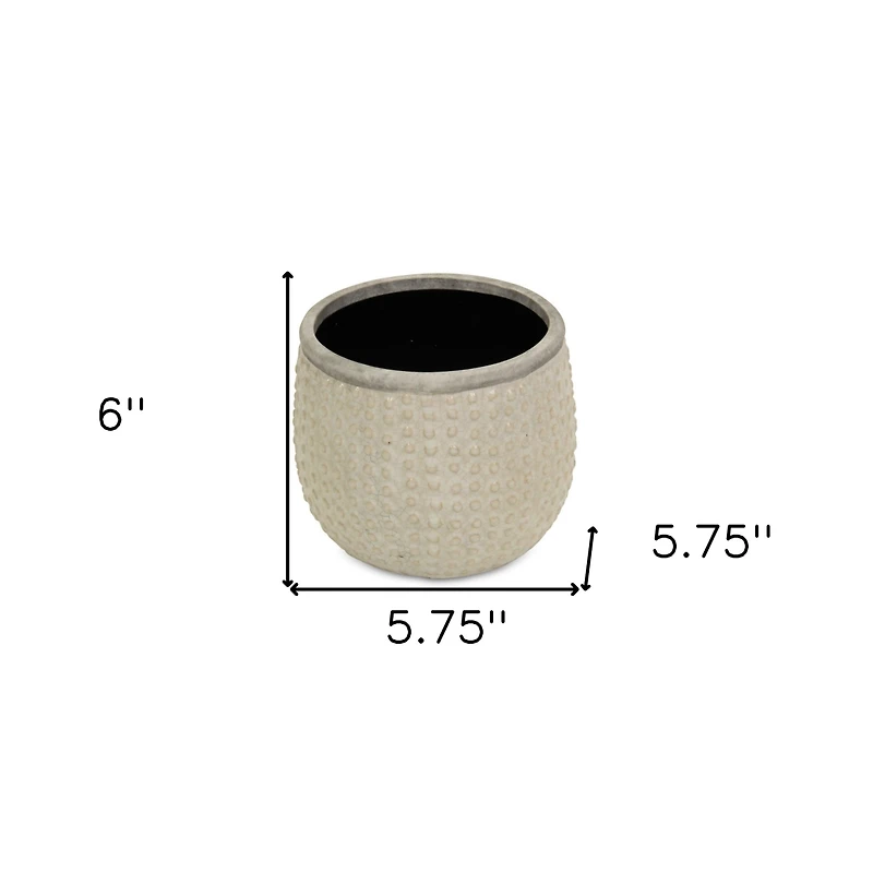 Dot Ceramic Round Pot Planter – Indoor & Outdoor Decorative Plant Pot