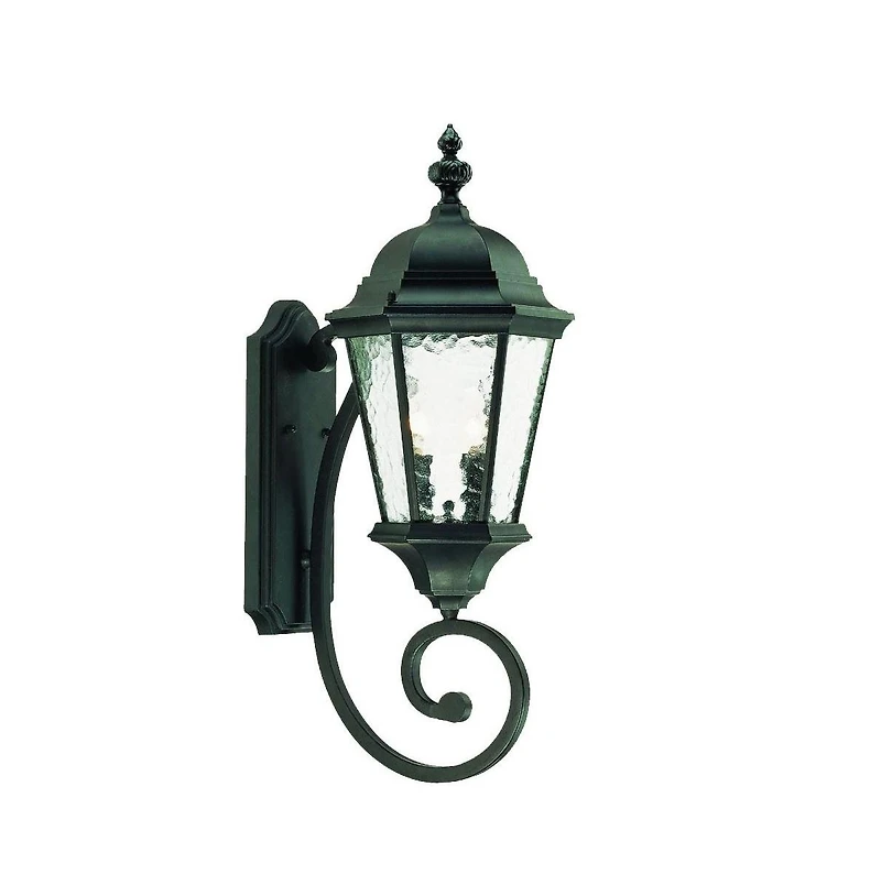 Two-Light Carousel Lantern Wall Light – Stylish Lighting for Exterior Spaces