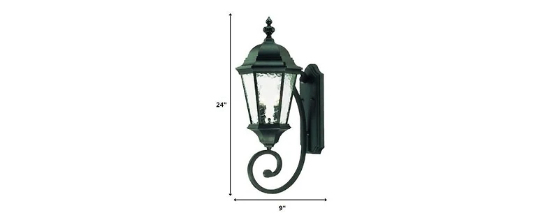 Two-Light Carousel Lantern Wall Light – Stylish Lighting for Exterior Spaces