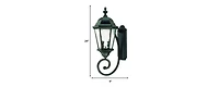 Two-Light Carousel Lantern Wall Light – Stylish Lighting for Exterior Spaces