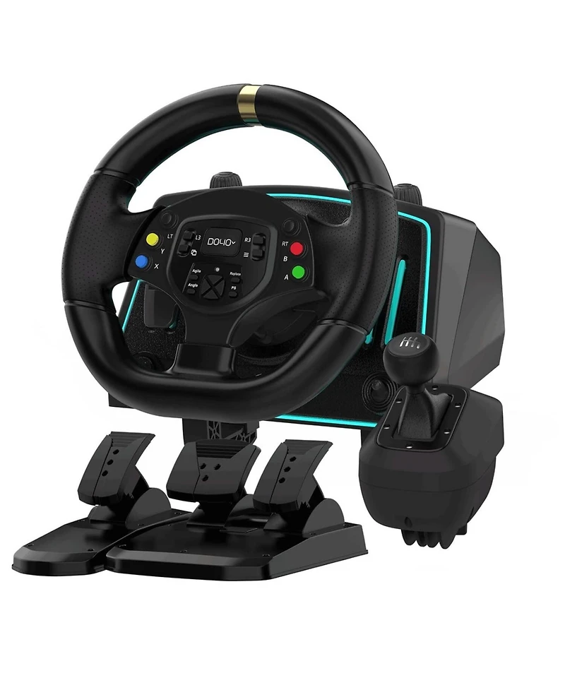 G32 Gaming Sim Steering Wheel Pedals Shifter For Pc PS4 PS3 Xbox 360 Switch