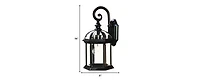 Eastern Lantern Wall Light for Entryway Hallway or Patio