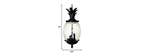 Pineapple Three-Light Outdoor Hanging Pendant Light – Decorative Garden Light