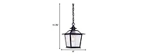 Hanging Terrarium Light – Modern Pendant for Living Room & Garden