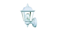 White Cast Aluminum Outdoor Wall Light