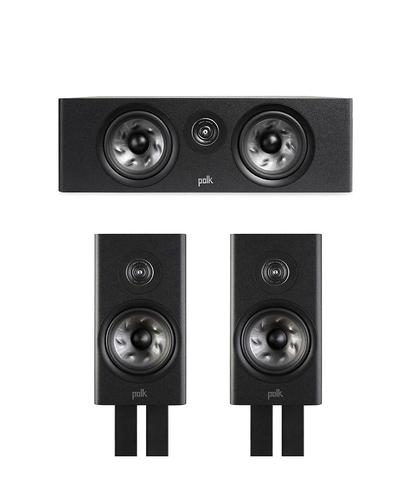 Polk Audio Reserve 3.0 Channel Home Theater Speaker Bundle (Black