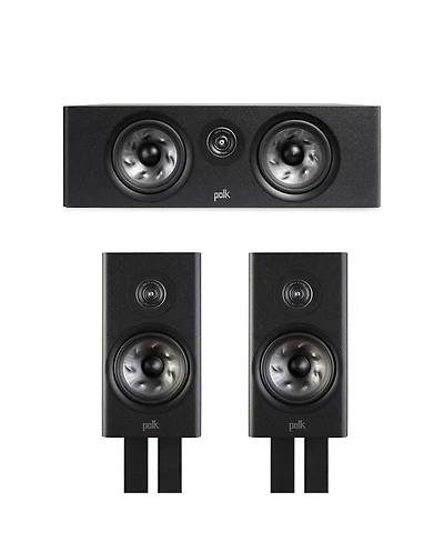 Polk Audio Reserve 3.0 Channel Home Theater Speaker Bundle (Black