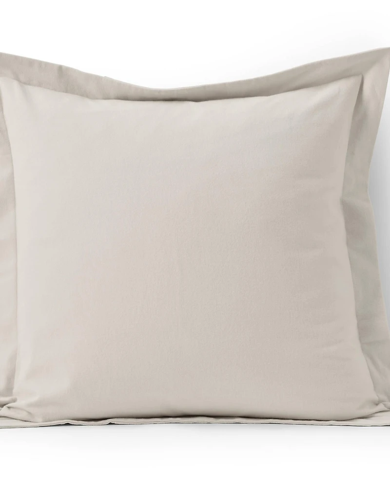 Lands' End Comfy Super Soft Cotton Flannel Pillow Sham