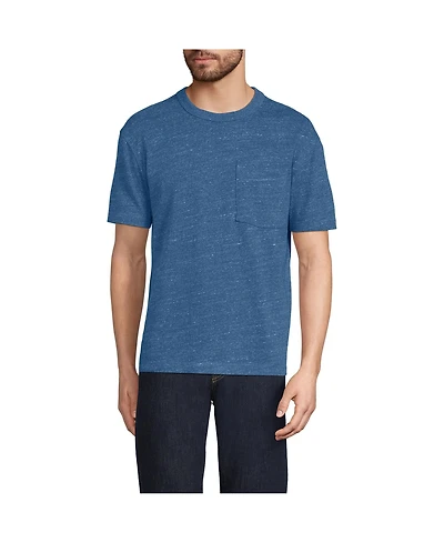 Lands' End Men's Short Sleeve Relaxed Heavy Weight Tee