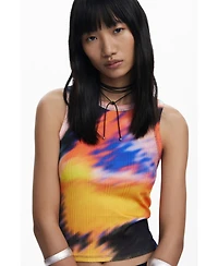 Desigual Women's T-shirt designed by Mr. Christian Lacroix