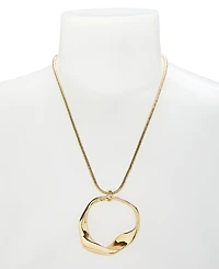 Robert Lee Morris Soho Sculpted Link Pendant Necklace