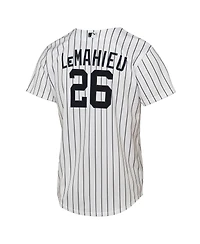 Nike Big Boys and Girls Dj LeMahieu White New York Yankees Home Replica Player Jersey
