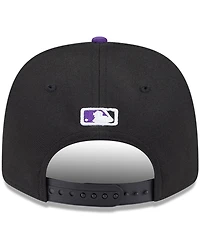 New Era Men's Black Colorado Rockies Player Replica 9SEVENTY Adjustable Hat