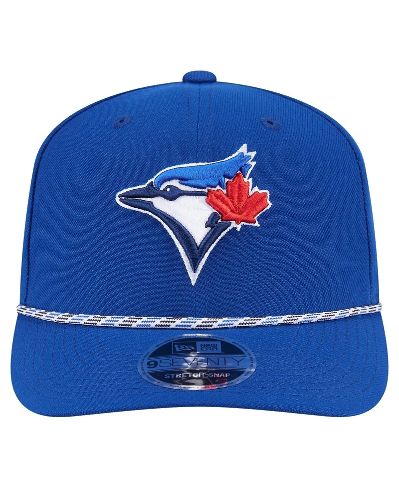 New Era Men's Royal Toronto Blue Jays Multi-Rope 9SEVENTY Stretch-Snap Hat