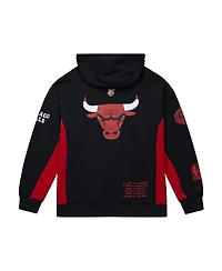 Mitchell & Ness Men's Black Chicago Bulls Hardwood Classics Team Origins Fleece Pullover Hoodie