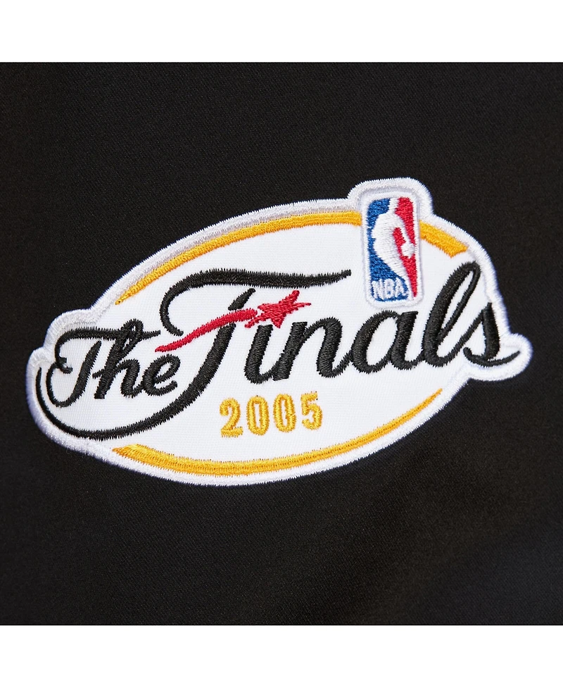 Mitchell & Ness Men's Black San Antonio Spurs Hardwood Classics Team Og 3.0 Lightweight Satin Full-Snap Jacket