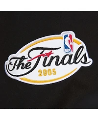 Mitchell & Ness Men's Black San Antonio Spurs Hardwood Classics Team Og 3.0 Lightweight Satin Full-Snap Jacket