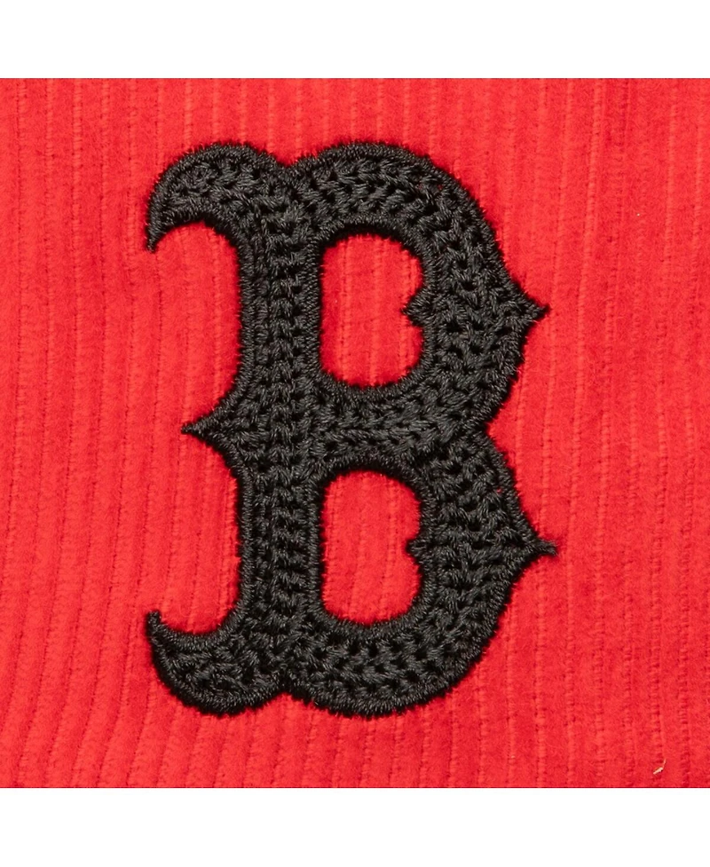 Mitchell & Ness Men's Red Boston Red Sox Corduroy Snapback Hat