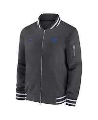 Nike Men's Anthracite Air Force Falcons Full-Zip Bomber Jacket