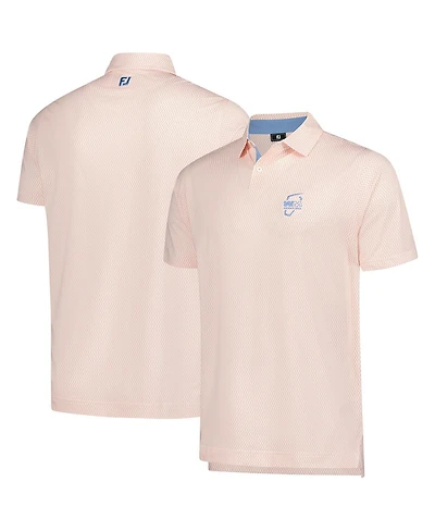 FootJoy Men's White 2025 Wm Phoenix Open Irongate Print Lisle Polo Shirt