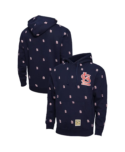 Mitchell & Ness Men's Navy St. Louis Cardinals Repeat Pullover Hoodie