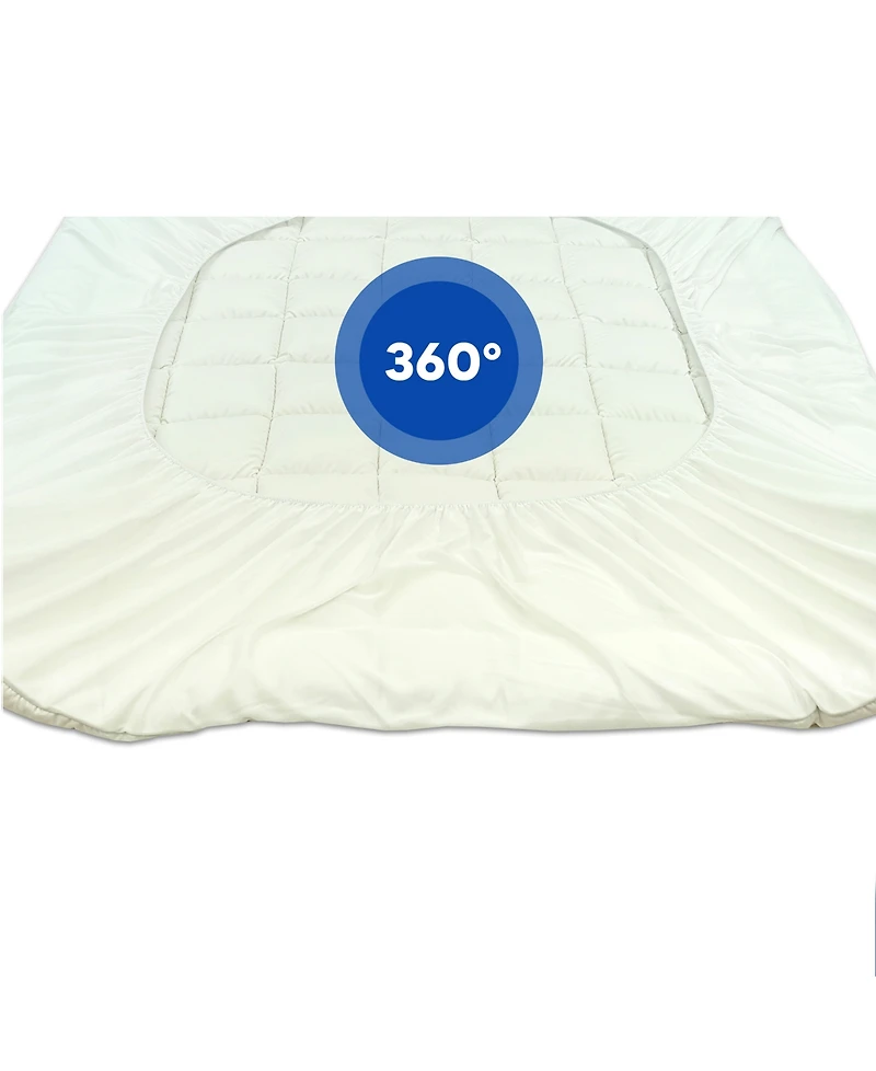 Payton Quilted Mattress Pad with Cover