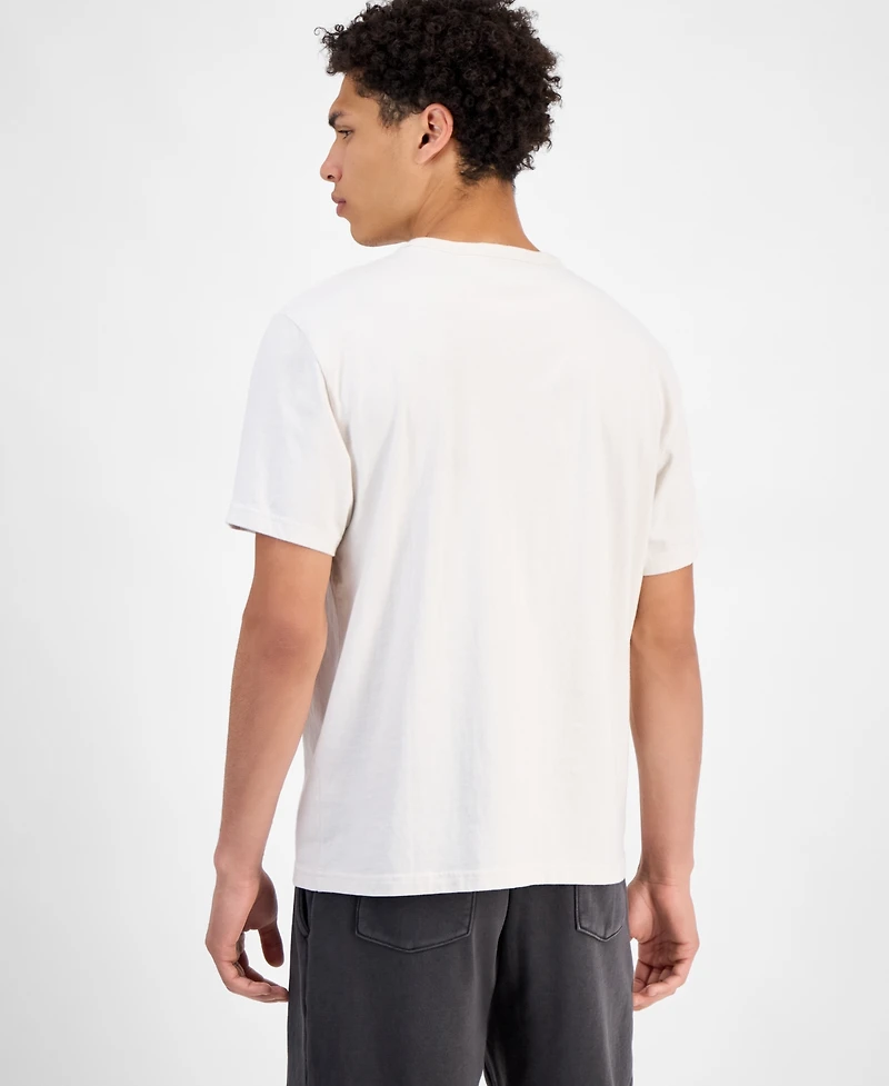 Sun + Stone Men's Short Sleeve Lava Flow Graphic Crewneck T-Shirt, Exclusively at Macy's